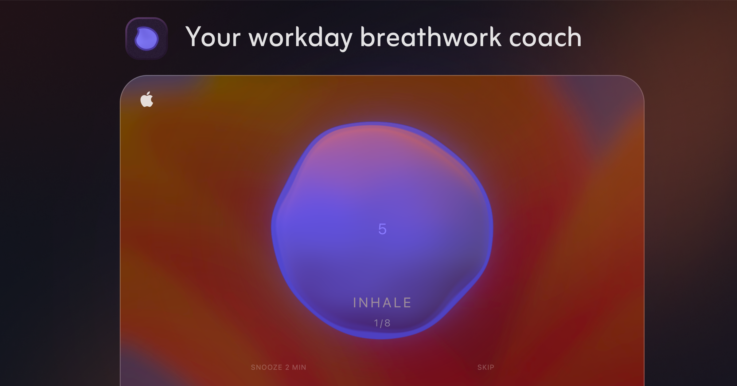 I suffered from screen apnea so I made a breathing app that reminds me